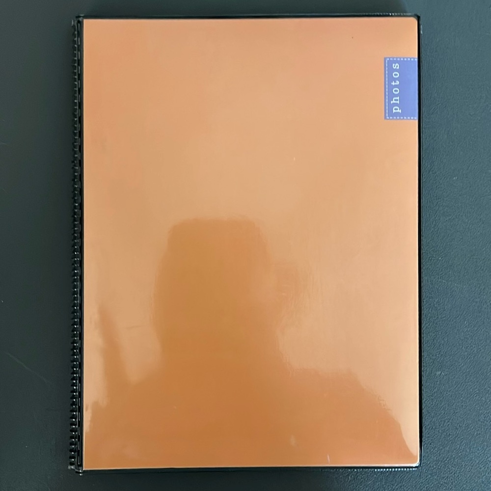 Orange 4x6 photo Album